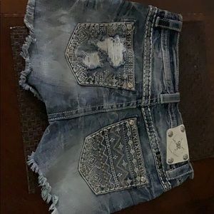Miss me cut off shorts. Size 28.